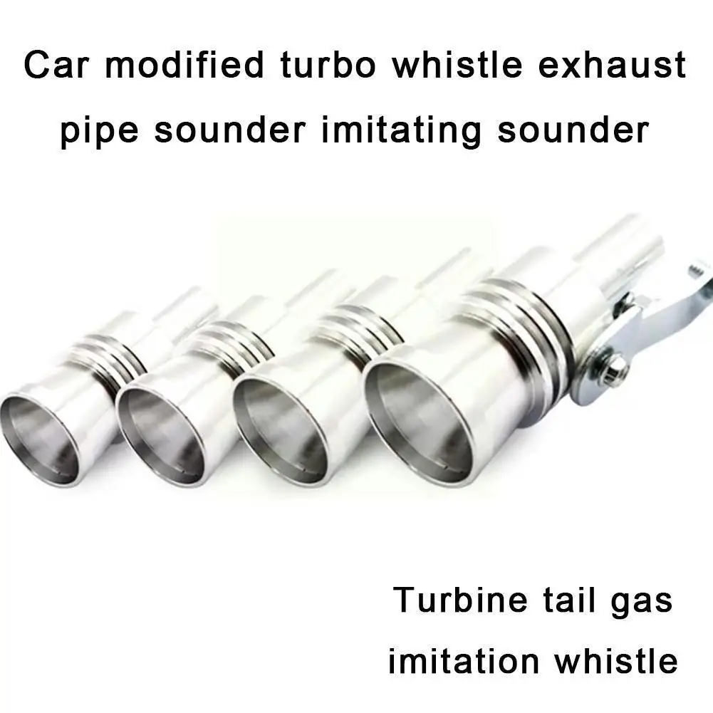 

Car Modification Turbo Whistle Exhaust Pipe Sounder Tip Car Trim Simulator Blow Valve Whistler Car Off Exhaust Imitating G4R6