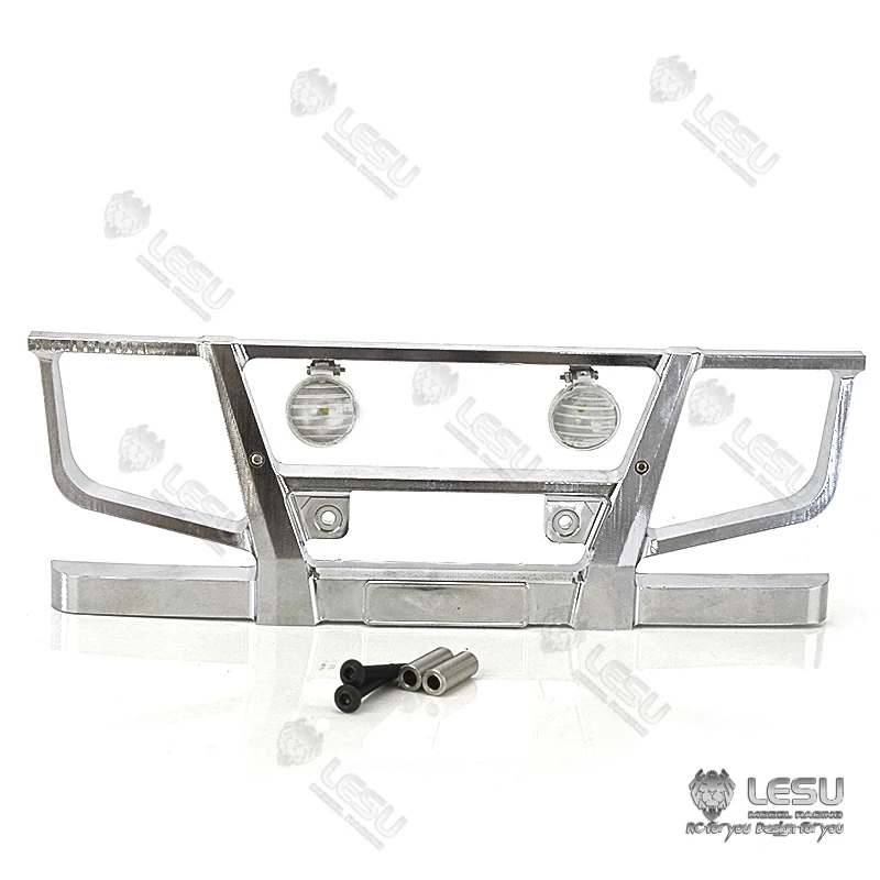 

Metal Front Bumper LESU 1/14 for Scale Model TAMIYA VOLVO Tractor Truck
