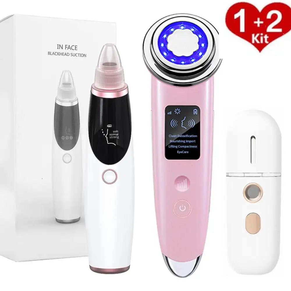 

Фотоаппарат для подтяжки лица + очиститель пор для удаления черных точек + распылитель воды Ультразвуковая очистка лица укрепляющие и подтя...