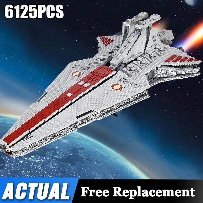 Звездные войны игрушки UCS венатор Республика атака крейсер набор Buidling блоки Lepining