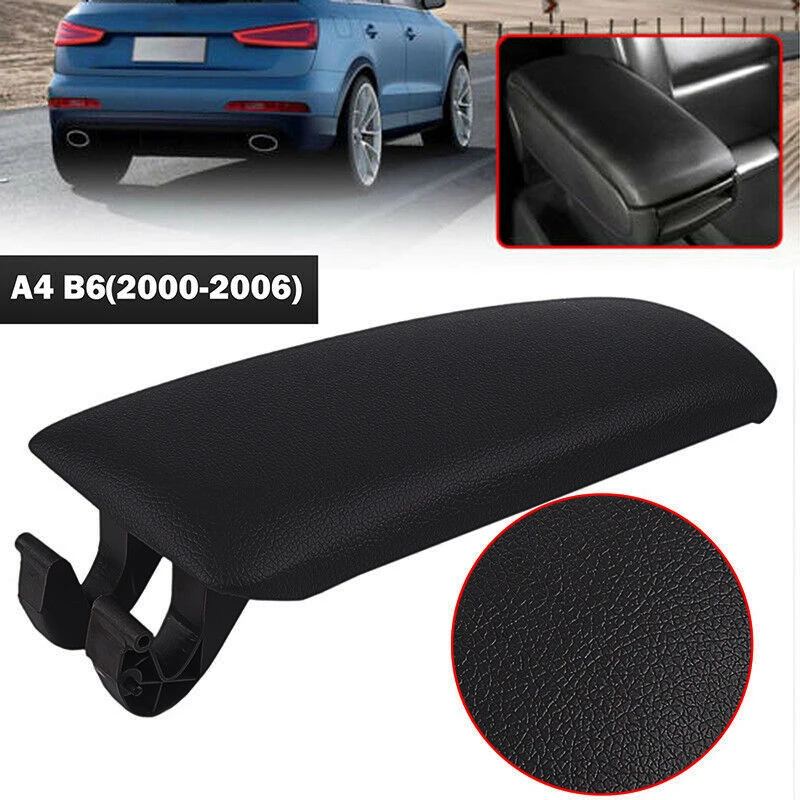 Крышка подлокотника центральной консоли для Audi A4 S4 2001 2008 черная|Подлокотники| |