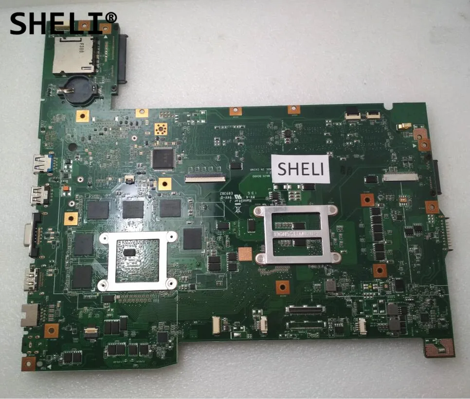 SHELI для ноутбука Asus G74SX материнская плата 2D с N12E GS A1 GT560M 69N0L8M18C01 60 N56MB2800|Материнские