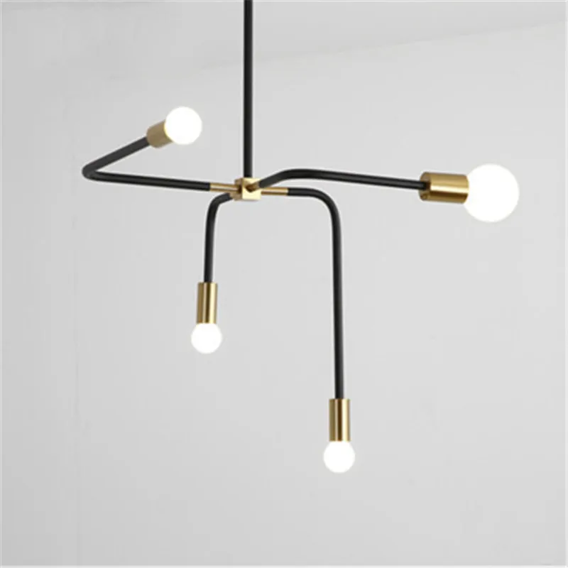 

Nordic Minimalist Restaurant Chandelier Creative geometric Art Parlor Dining Room Bar Decoration Hanging Light Fixtures