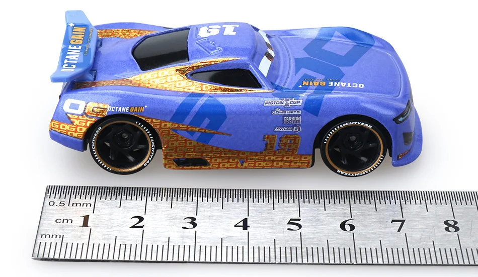 Disney Pixar Cars 2 3 Lightning 40 стиль Mcqueen Mater Jackson Storm Ramirez 1:55 литой автомобиль металлический сплав мальчик детские игрушки подарок