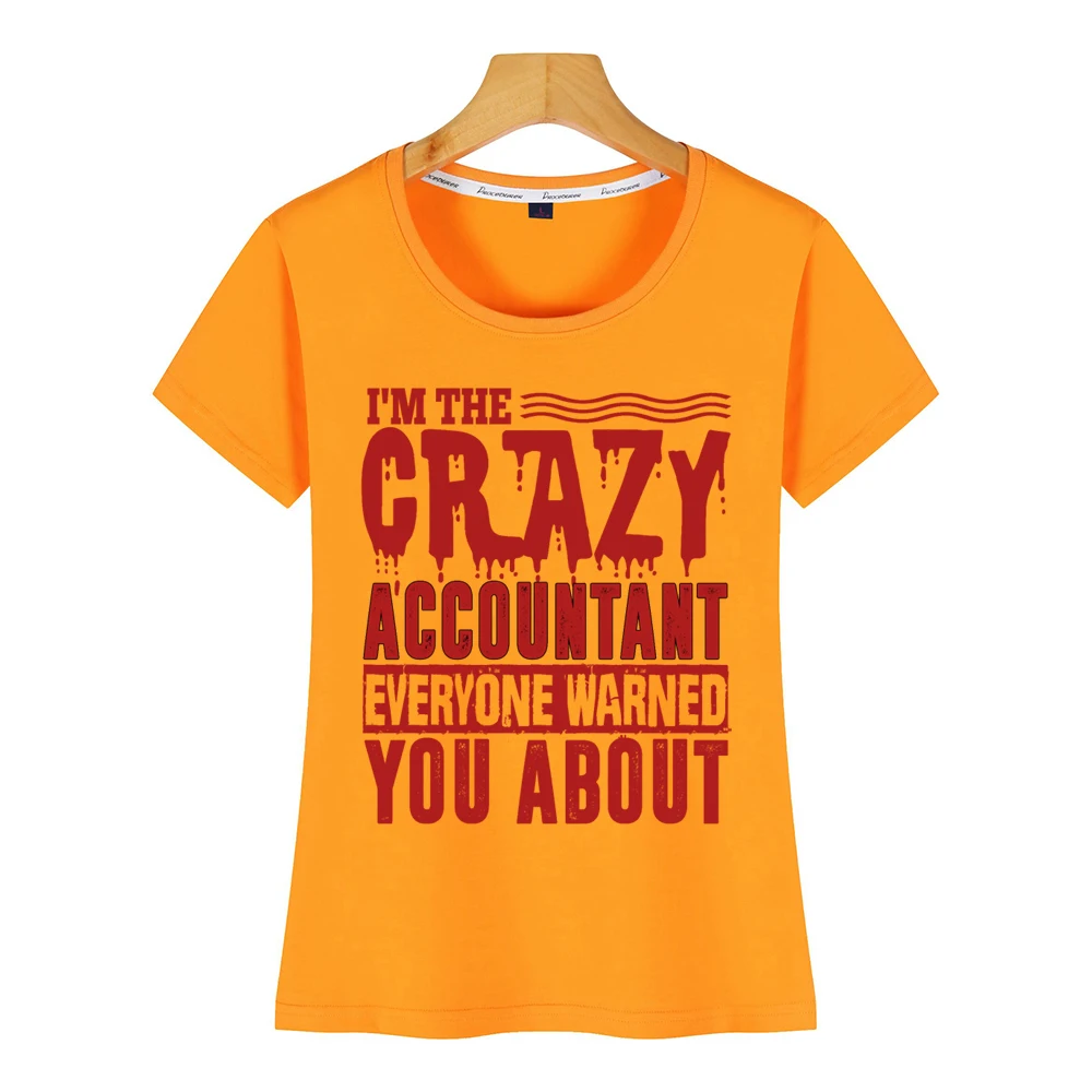 Женская футболка забавная белая короткая женская с надписью Im Crazy An | одежда