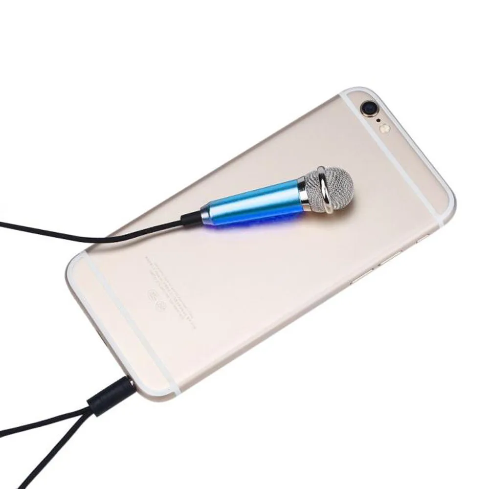 Конденсаторный мини микрофон для караоке проводной телефона ПК компьютера