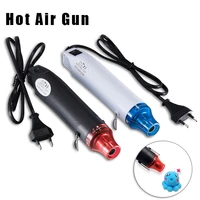 300w eu mini hot air gun diy using heat gun electric power tool hot air blower thermal power tool soft pottery diy tool