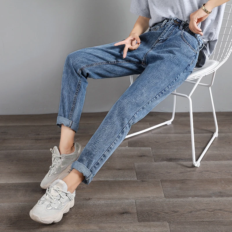 Beiyingni High Waist Jeans Women Vintage Harajuku Loose All-match Oversized Mom Boyfriends Cool Plus Size Cowboys Woman | Женская одежда