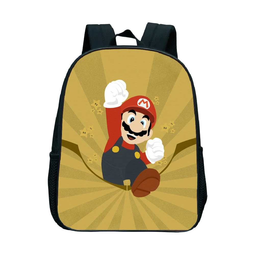 4 Рюкзак Super Mario Bros для детей, портфель для мальчика, детский рюкзак для детского сада, школьные сумки с героями мультфильмов, лучший подарок, рюкзак - Цвет: 4