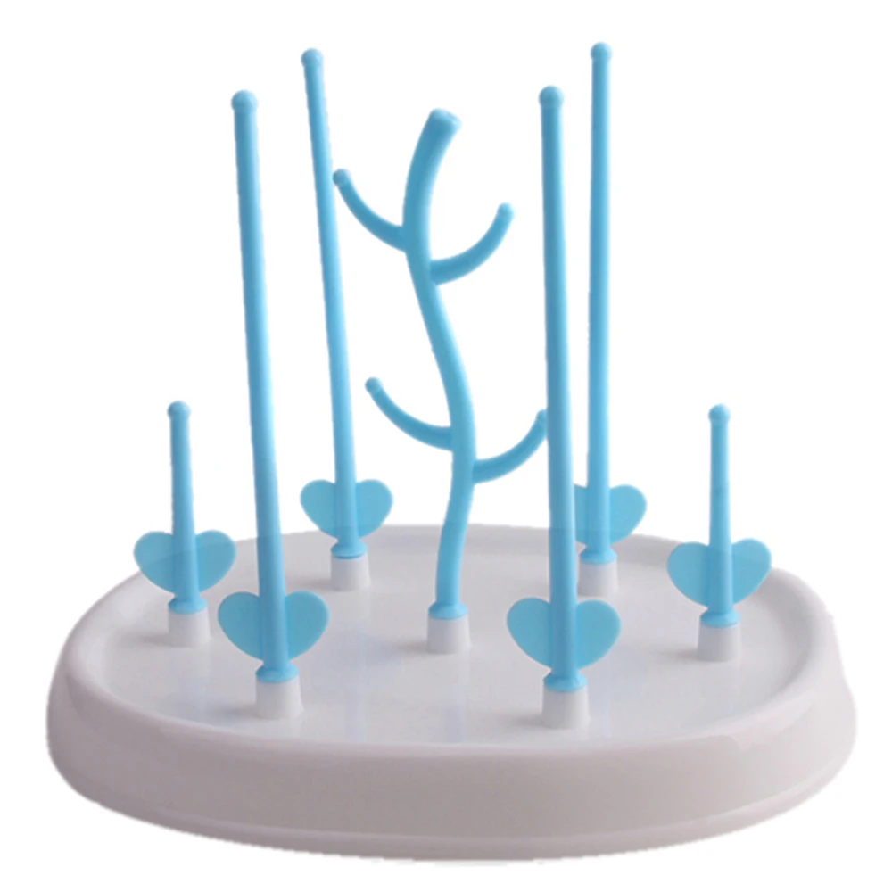 Estante de secado de biberones para beb&eacute;, escurridor de g&eacute;rmenes, soporte de alimentaci&oacute;n, seguro para la salud, estante para botellas de drenaje-4