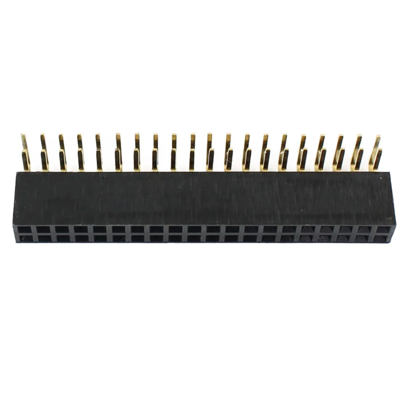 

50PCS/LOT 2.54mm 2 x 40 Pin Double Row Pin Female Pin In Header Strip