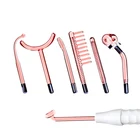 Высокочастотные Сменные электроды с красными лучами для лица, тела, стеклянная трубка, уход за кожей, спа, косметическое устройство для удаления морщин