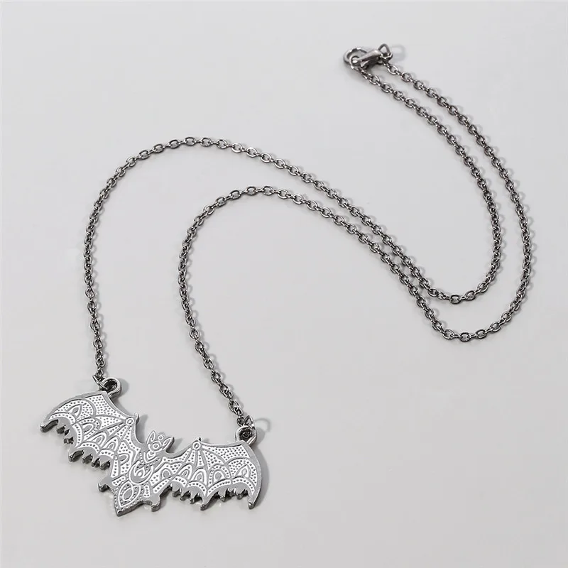 wholesale 2020 Gothic Vampire Bat Necklaces Black Animal Choker For Women Men Retro Amulet Pendant chain Jewelry gargantilha | Украшения и