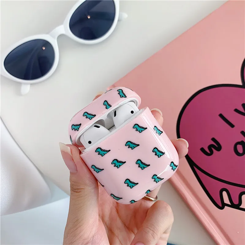 Чехол для Apple Airpods чехол милый мультяшный Bluetooth наушник Жесткий Для Air pods