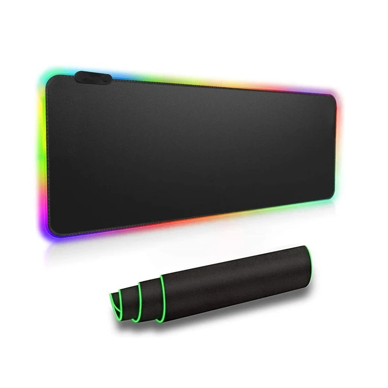 

Gaming Mouse Pad Computer Mousepad RGB Large Mouse Pad Gamer XXL Mouse Carpet PC Desk Play Mat with Backlit