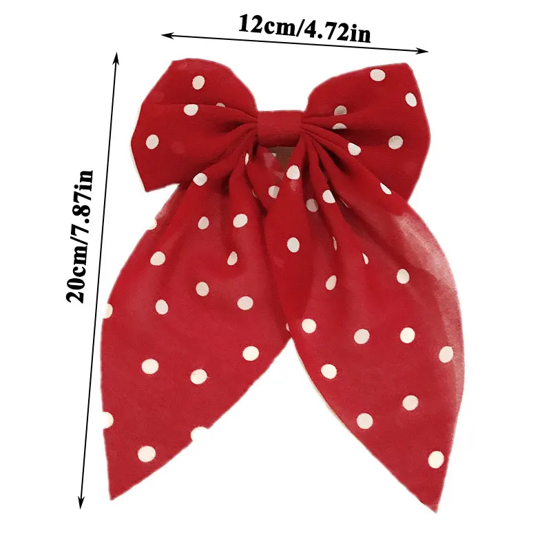 

1Pcs New Ribbon Bow With Clips Elegant Double Layer Bowknot Hairpins Hair Clip For Women Girls Hair Accessories
