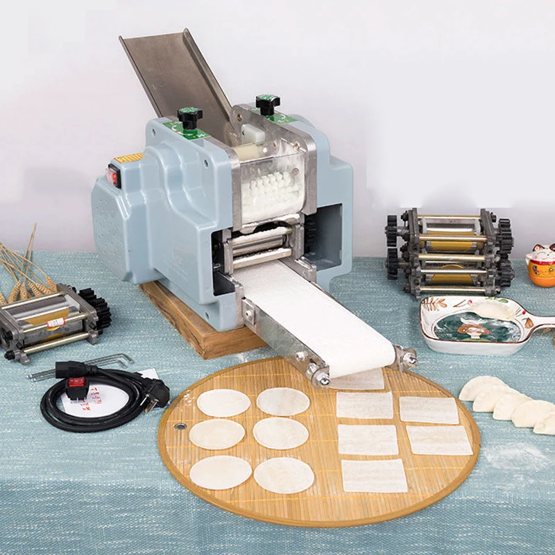 Billig Wan-tan Pi, Der Maschine Automatische Gyoza Haut Kommerziellen/home Knödel Wrapper Maker Runde Form Maschine Ravioli Quadrat Haut