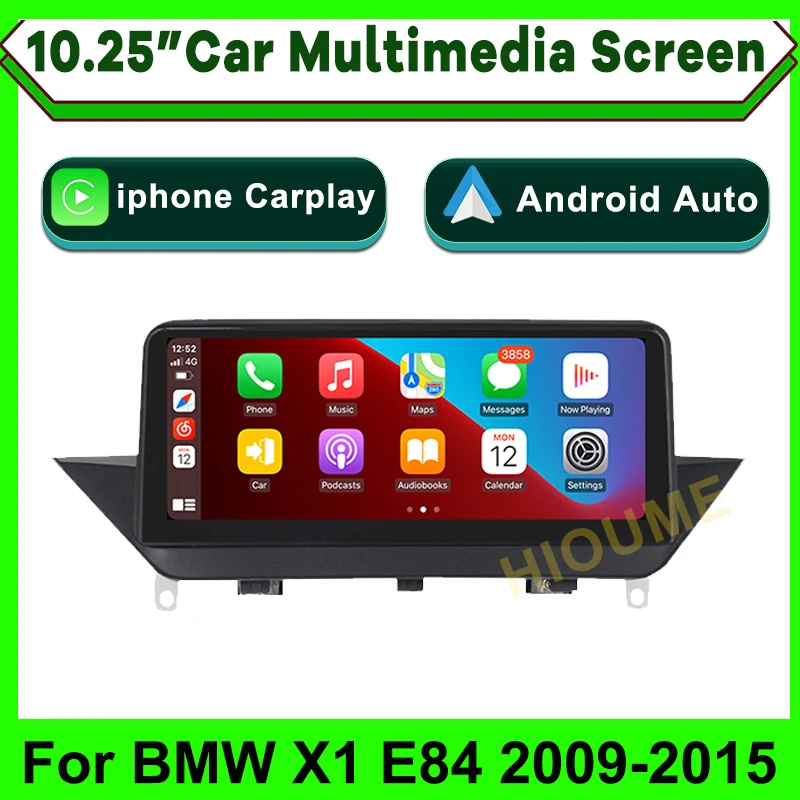 

10.25 inch head unit Car Multimedia Wireless Apple CarPlay Android auto For BMW X1 E84 2009-2015 IDrive CIC system