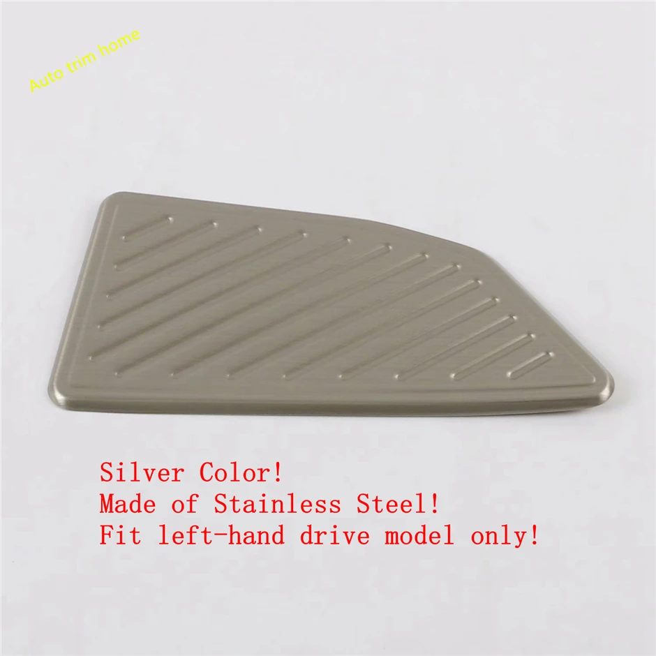 Left Foot Rest Pedal Non-slip Panel Cover Trim Fit For Toyota Corolla 2019 2020 2021 Stainless Steel / Hand Drive Model | Автомобили и