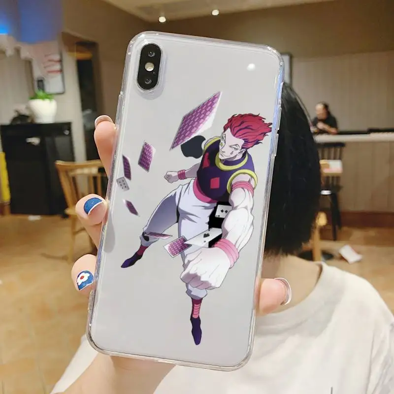 

hunter x hunter anime manga Phone Case Transparent soft For iphone 5 5s 5c se 6 6s 7 8 11 12 plus mini x xs xr pro max