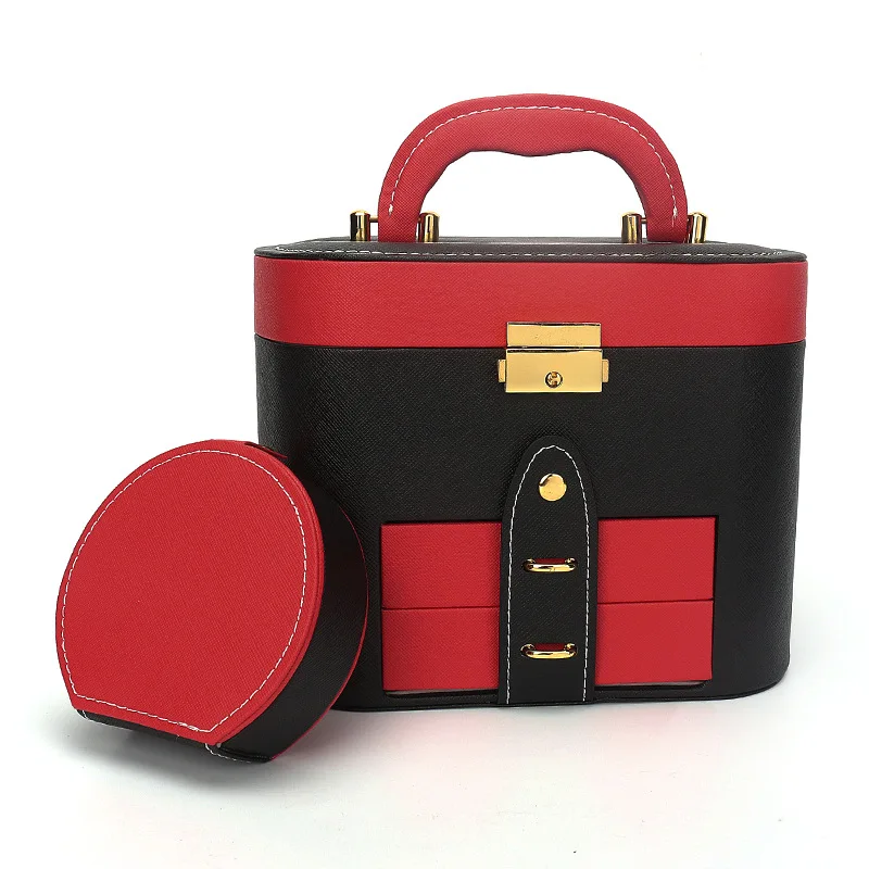 New Jewelry Box Large-capacity Jewelry Box Makeup Storage Box Jewelry Multilayer Jewelry Storage Box packaging box