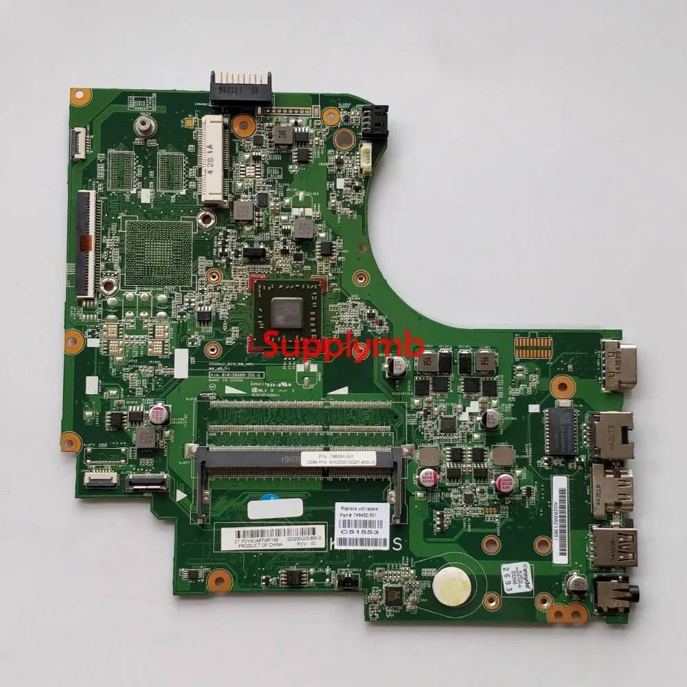 748452-501 748452-001 748452-601 w E2-3800 CPU for HP 15-D Series 255 G2 Laptop NoteBook PC Motherboard Mainboard Tested