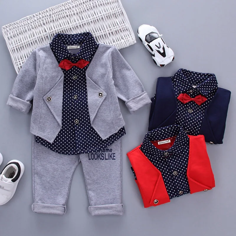 2022 Fashion Autumn Baby Boys Clothes Set Boys Sport Suit Children Sets Kids Clothes Denim Clothes For Boys Clothing 1 3 4 Year