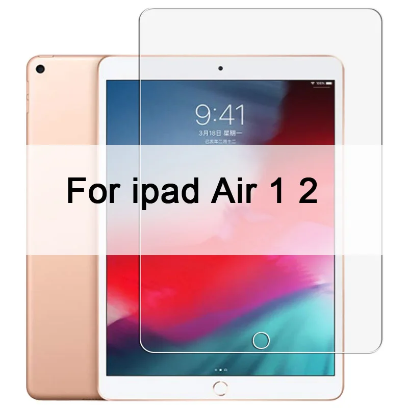 For ipad Air 1 2 9H закаленное стекло для iPad 10,2 дюймов 2.5D полное покрытие экрана протектор для iPad Pro 11 Air 2 3 MiNi 5 4 3 2 стекло - Цвет: For ipad Air 1 2