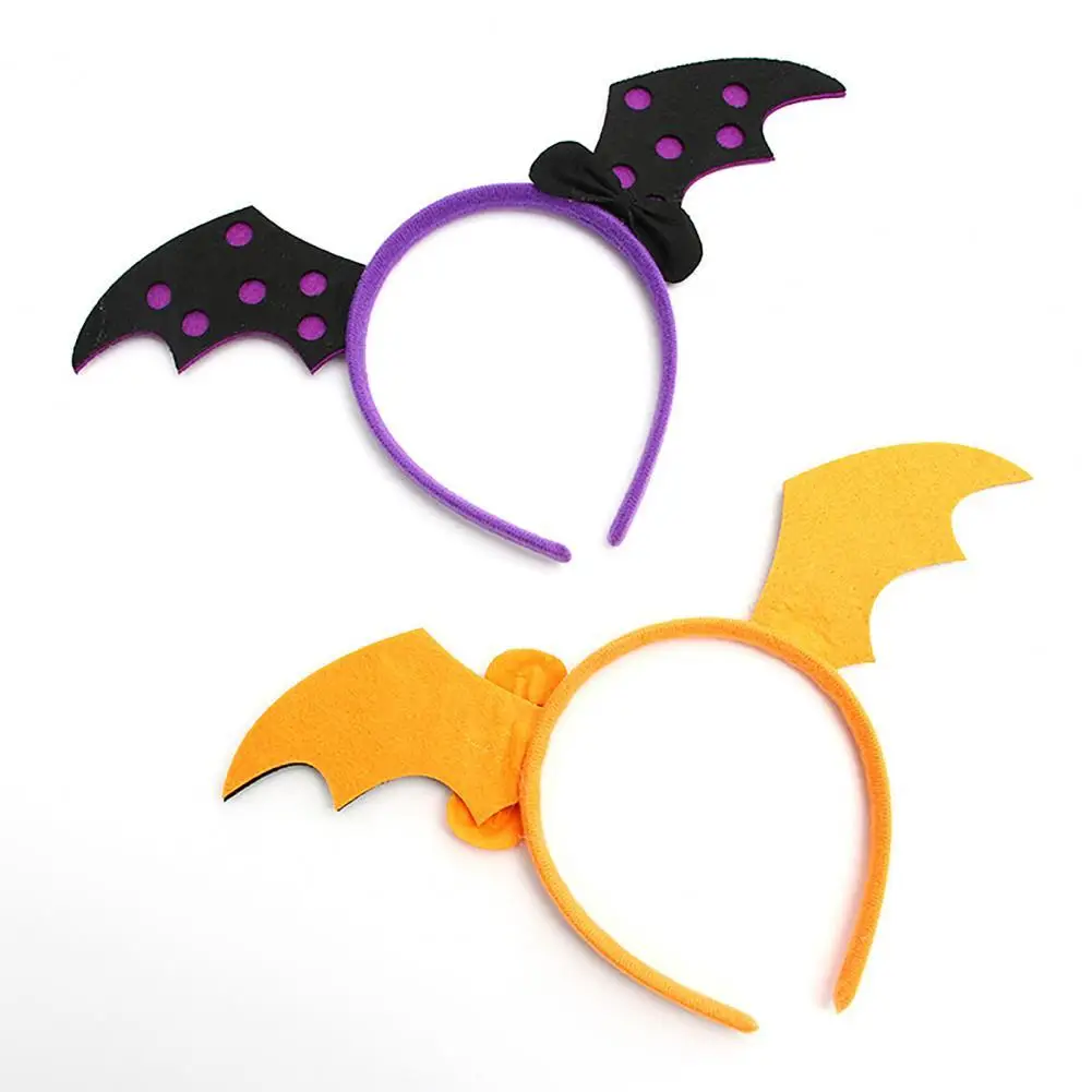 

6 Colors Cute Pumpkin Shape Hair Band Creative Elastic Plastic Festive Headband Cute Pumpkin Shape Festive Headband