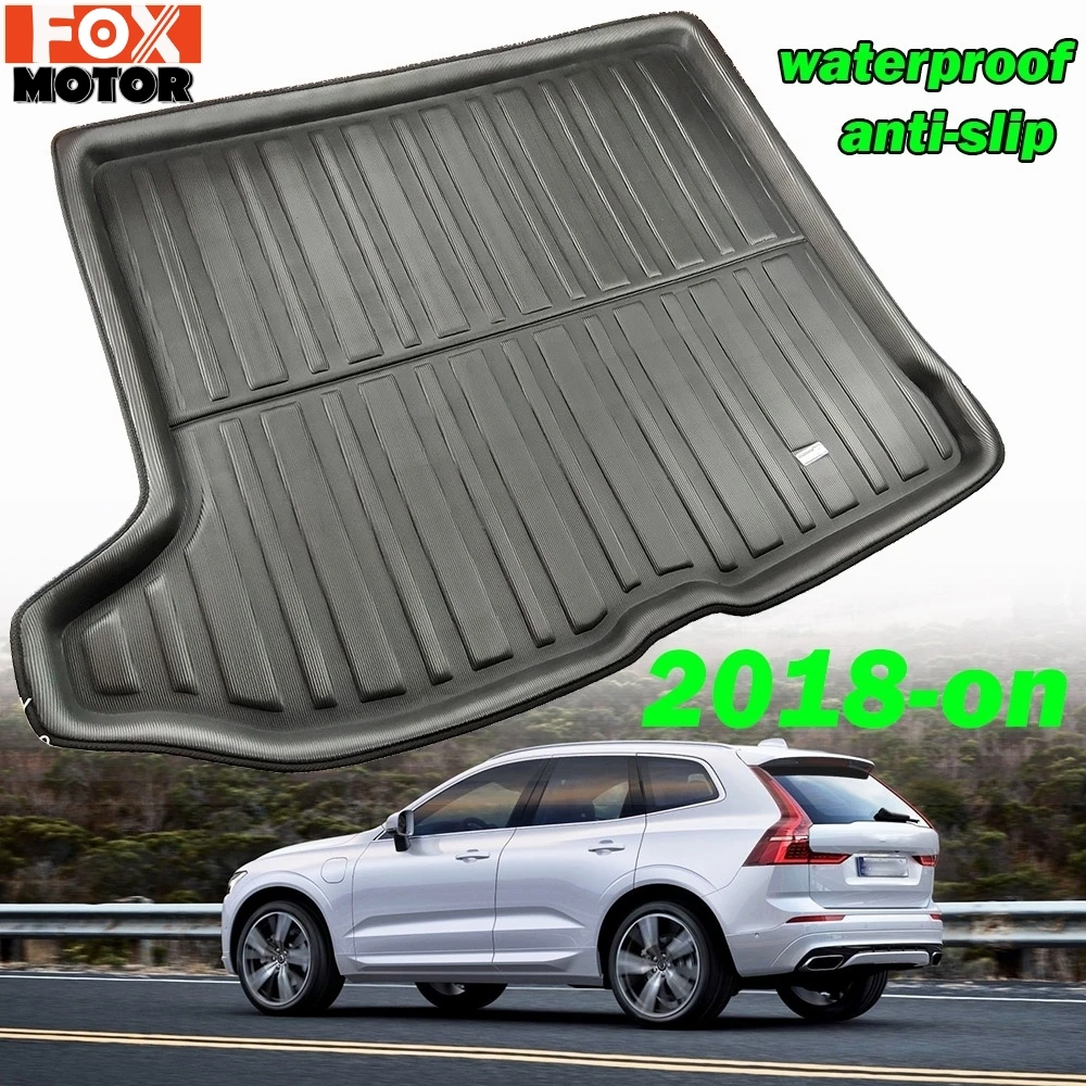 Специально для Volvo XC60 MK2 2018 2019 2020 черный грузовой лайнер задний багажник загрузки