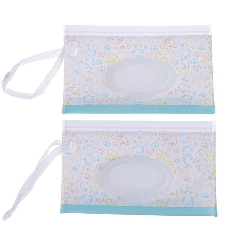 Модные салфетки чехол для переноски сумка чистых влажных салфеток на защелке