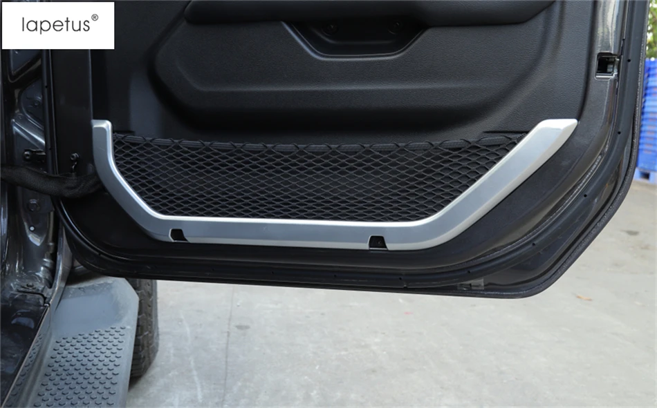 Lapetus аксессуары для Jeep Wrangler JL 2/4 двери внутренняя дверная ручка подлокотники литейный Ящик Контейнер для хранения чистая молдинг крышки