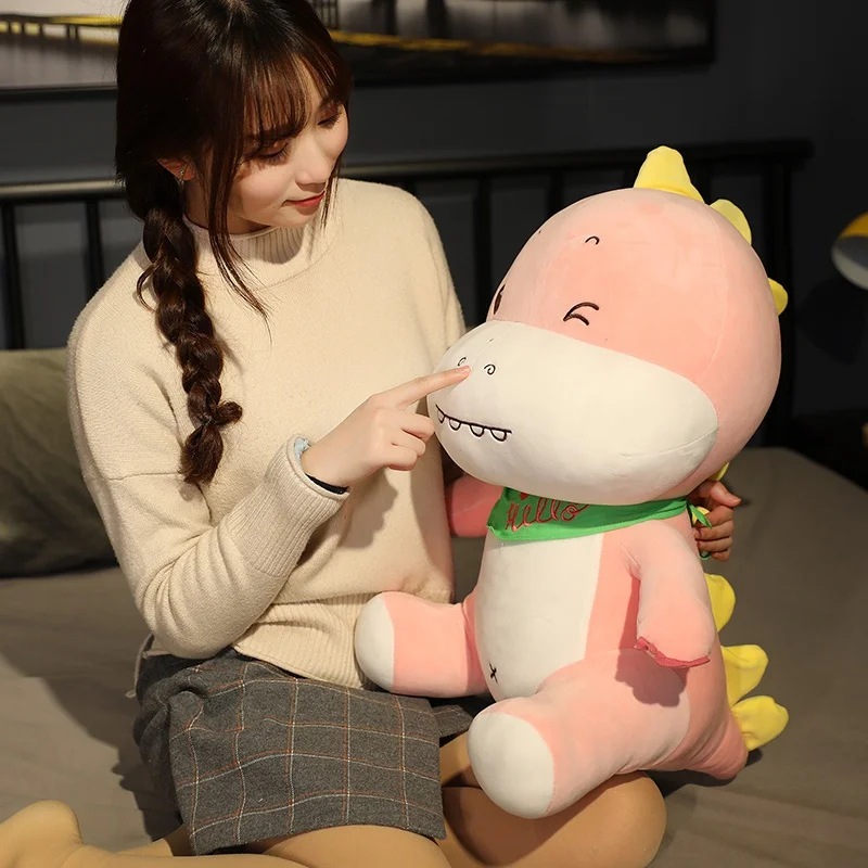 

35/45/60cm Lifelike Dinosaur Plush Toy Soft Stuffed Cartoon Animal Dinosaur Doll Boy Bedroom Decor Baby Accompany Toys Best Gift