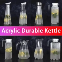 bar acrylic juice jug anti fall cooler pc wine duckbill cold kettle orange juice jug teapot wine dispenser container with lid