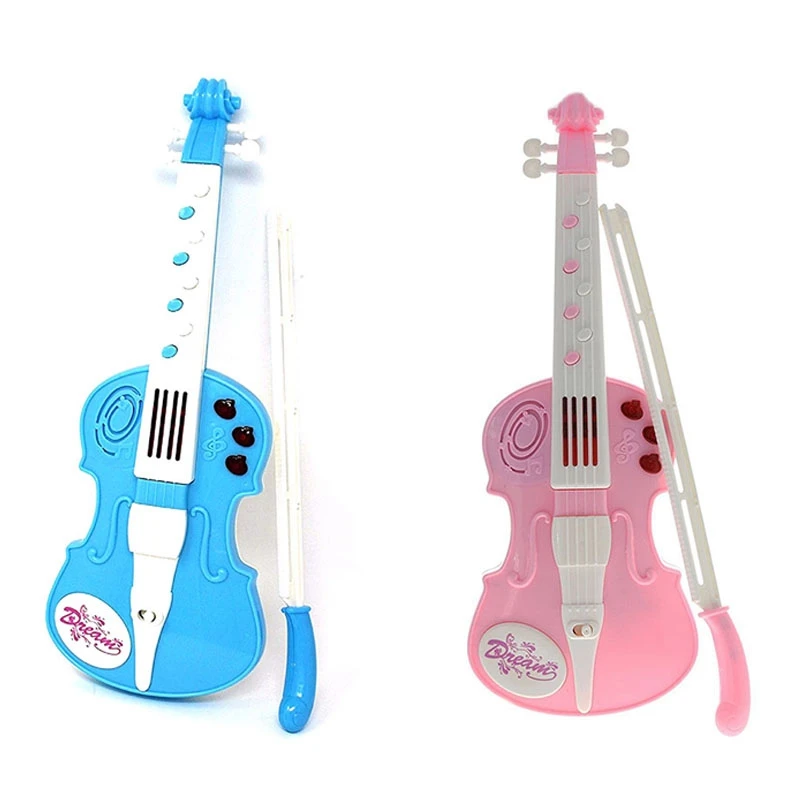 Удивительные игрушечные скрипки для музыкальных инструментов с 12 мелодиями и