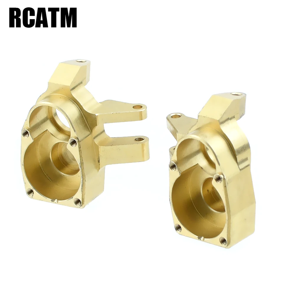 1 пара Высококачественная латунная Поворотная рулевая чашка для 1/10 RC гусеничного