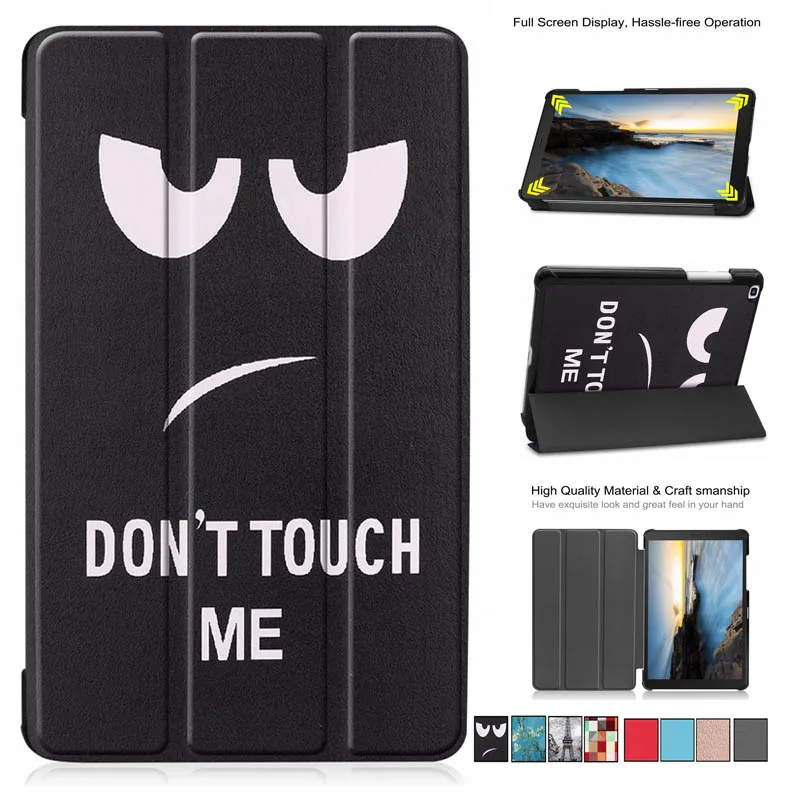 3 слойный Магнитный флип чехол из искусственной кожи для Samsung Galaxy Tab A 8 0 SM T290 T295 T297