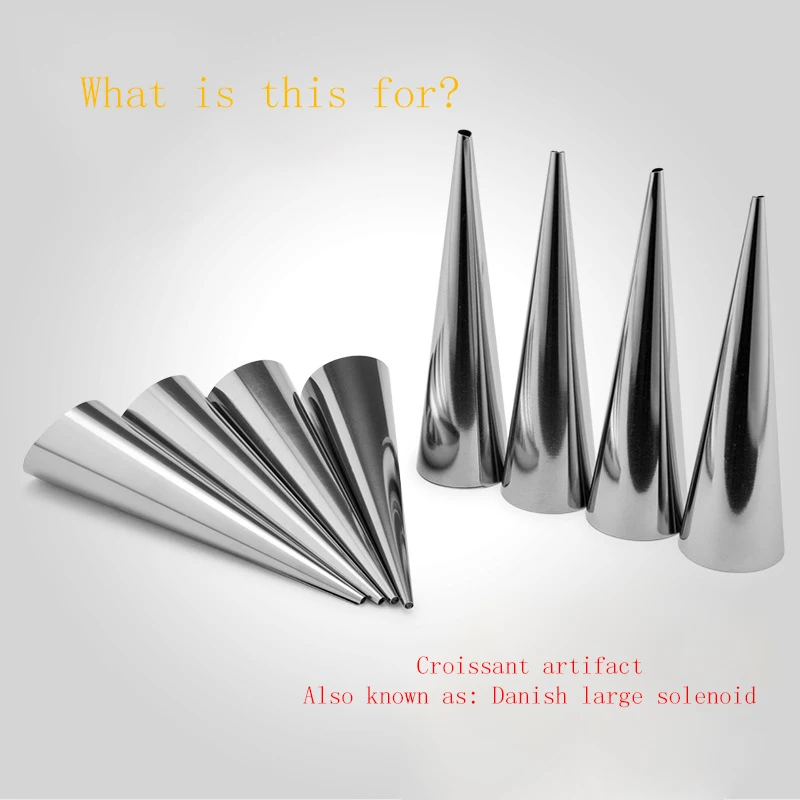 1/8 шт. коническая трубка конусные роликовые формы из нержавеющей стали спираль