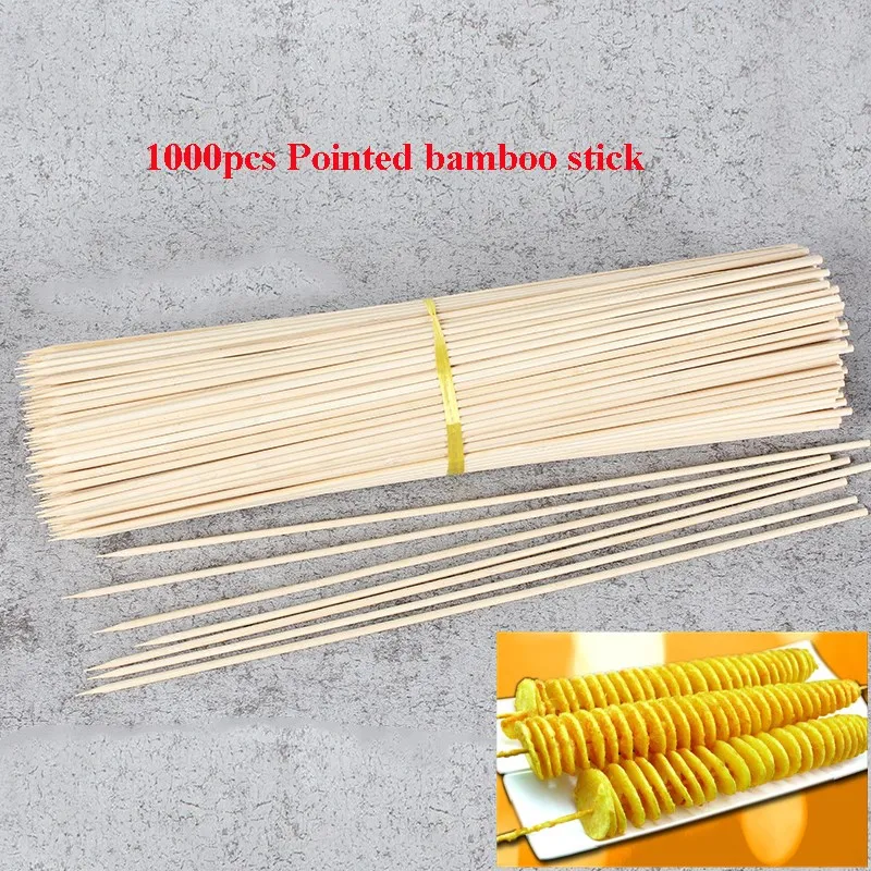 Спиральные твист-палочки для картофеля и бамбука 1050 шт. сделай сам 50 см * 5 мм