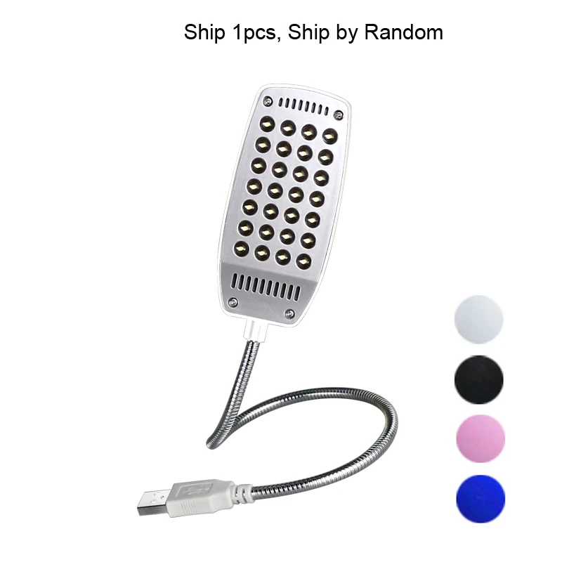 28LED USB Мини USB светодиодный светильник-книга, светильник для чтения, гибкая USB лампа, настольная лампа для ПК, ноутбука, Дополнительный внешний аккумулятор, лампа для чтения для детей и студентов - Испускаемый цвет: 28LED USB