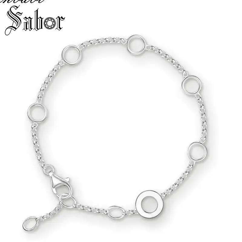 Аксессуары браслеты круглые ушко цепочка из звеньев модные ювелирные изделия