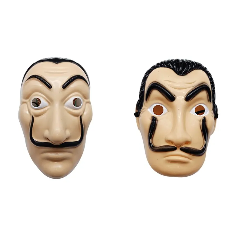 B Dali пластиковая маска для Хеллоуина бумажный дом украшение косплея маскарадные