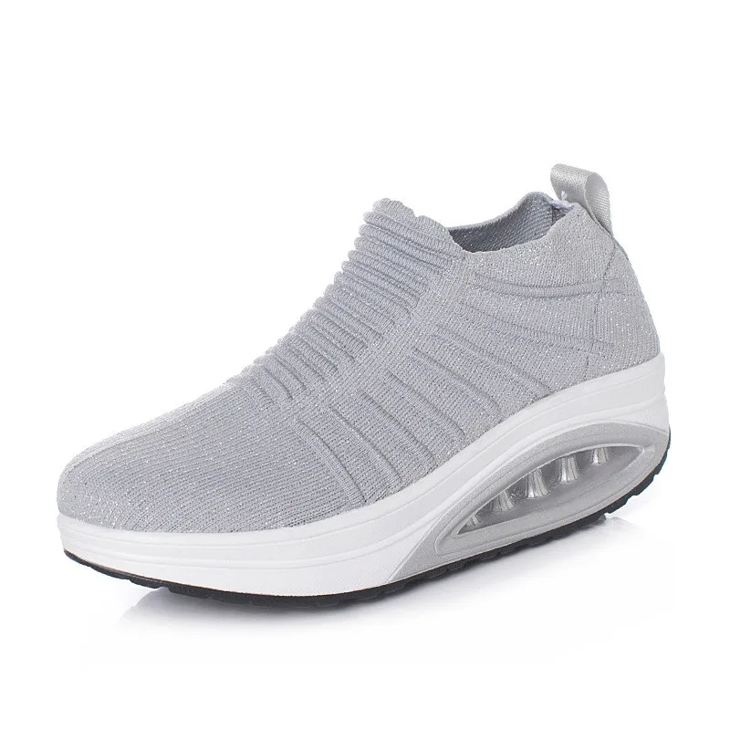 Hypersoft/кроссовки Женская обувь на платформе Женские кроссовки танкетке визуально