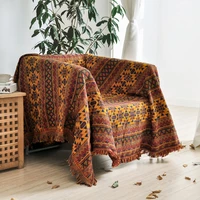 bohemia blankets mandala knitted throw blanket with tassels sofa cover throw sofa geometric office air condition line blankets