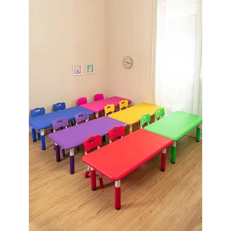 

Pupitre Baby De Estudo Play Avec Chaise Tavolo Per Bambini Plastic Kindergarten Mesa Infantil Enfant Kinder Study for Kids Table