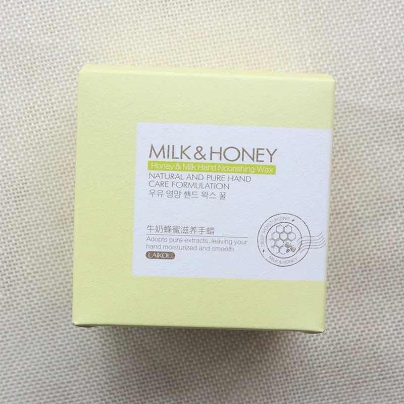 

LAIKOU Milk honey nourishes hand wax Hand Care Moisturizing Whitening Skin Care Exfoliating Calluses Hand Film Hand Cream