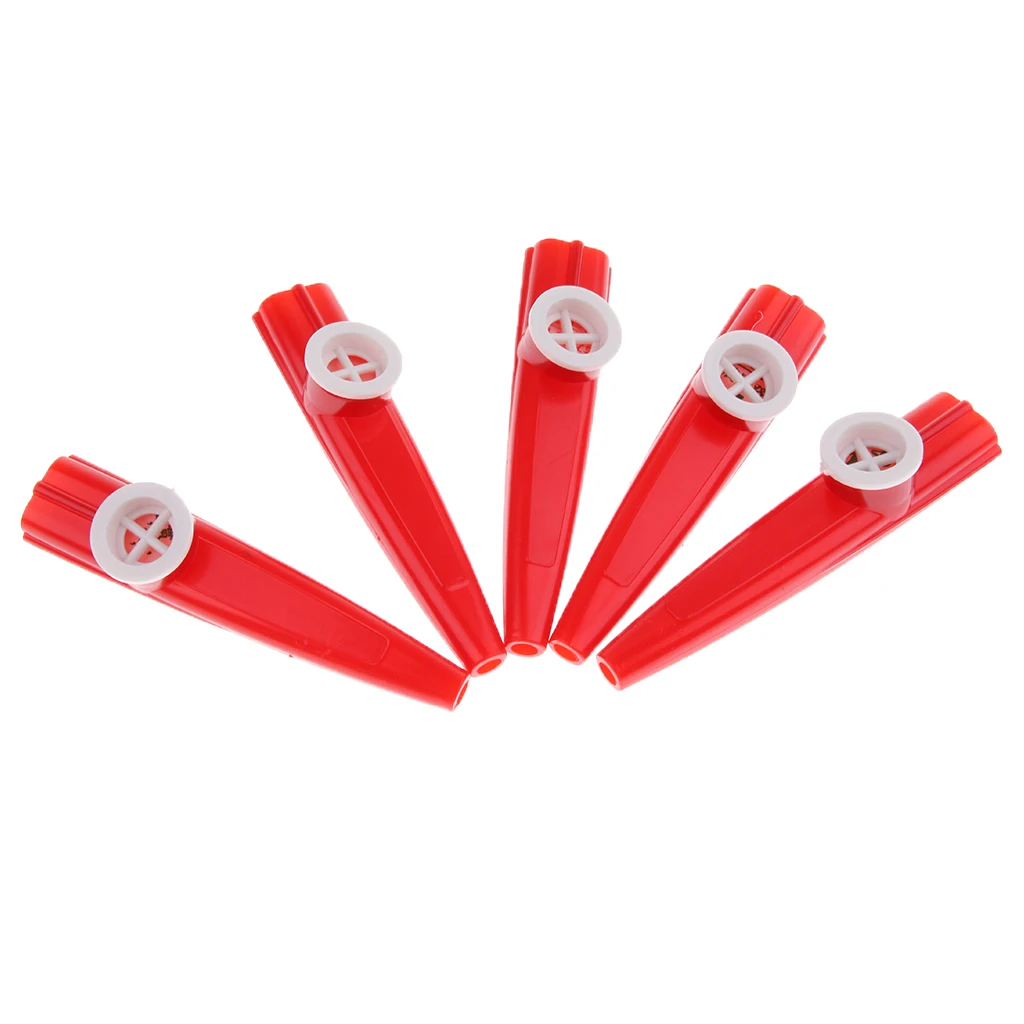 5x детский пластиковый казу Губная гармошка рот флейта ударный