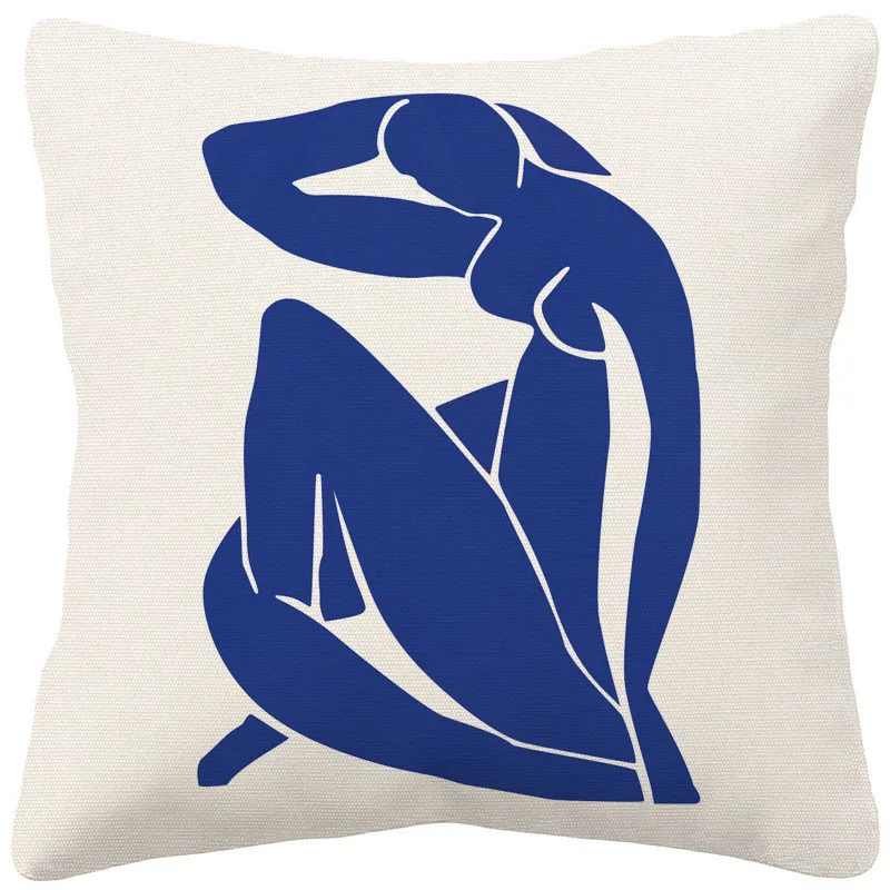 Henri Matisse Art Cushion Cover Girl Flamingo Palm Leaf Throw Pillow Case Home Decor Living Room Decoration | Дом и сад