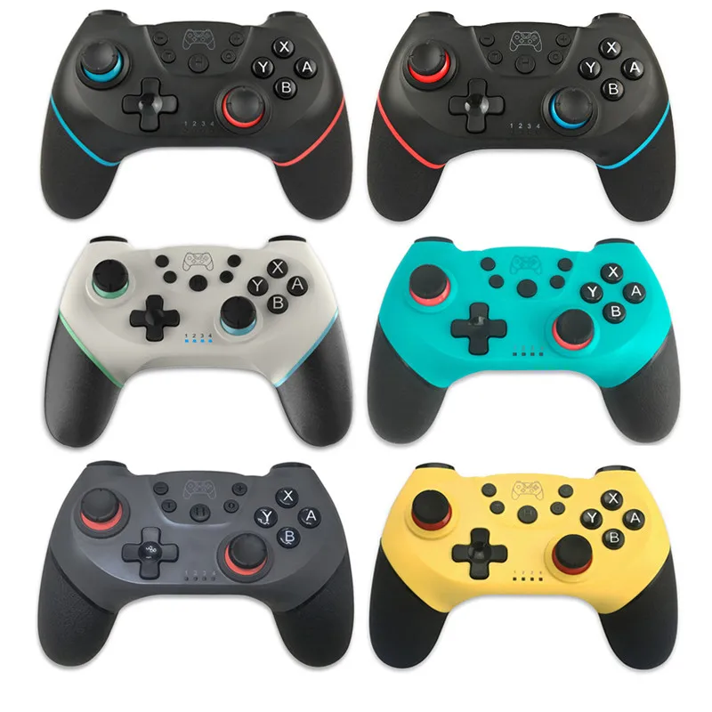 Беспроводной Bluetooth геймпад с двойной вибрацией для консоли Nintedo Switch 6 осевой