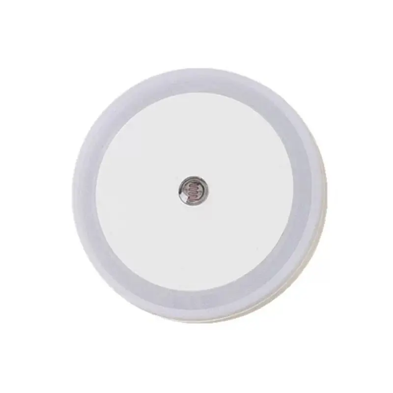 

Nightlight Child Round Small Night Lamp Led Intelligent Light Control Induction Energy Saving Bedside Socket Interior Wall Baby